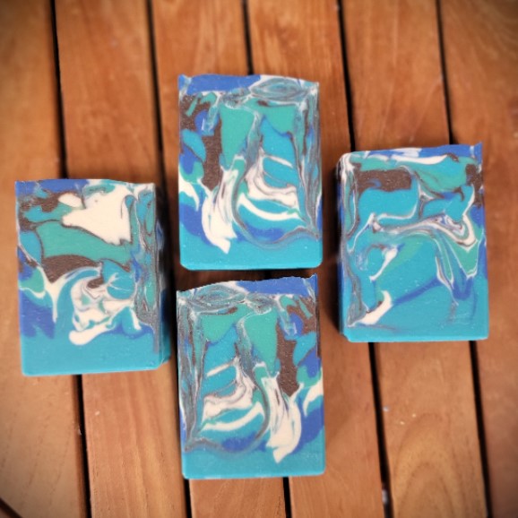 Blue Sage and Sandalwood Artisan Bar Soap